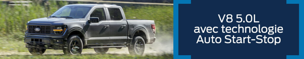 Ford F-150 2024 V8 5.0L avec technologie Auto Start-Stop