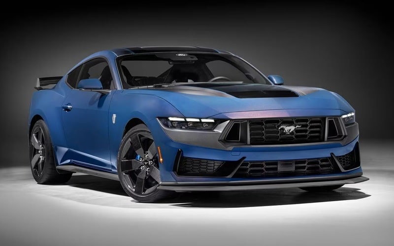 2026 Blue Ford Mustang Dark Horse