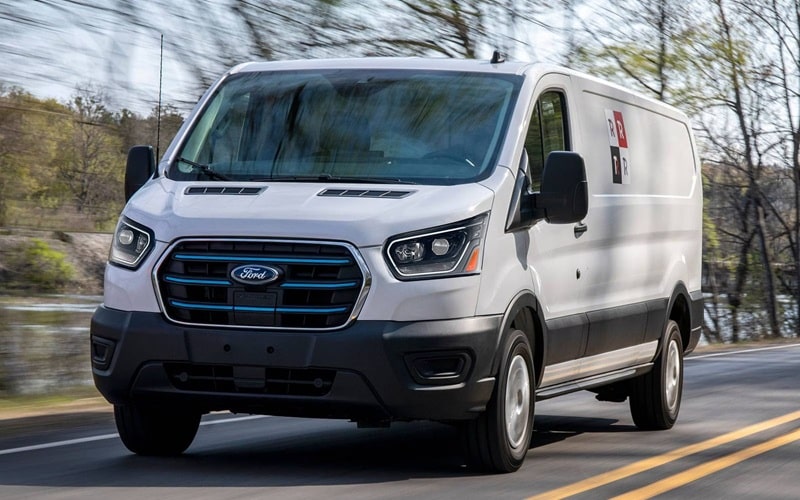 2026 Grey Ford E-Transit